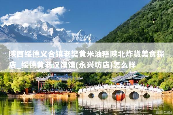 陕西绥德义合镇老樊黄米油糕陕北炸货美食探店_绥德黄老汉馍馍(永兴坊店)怎么样